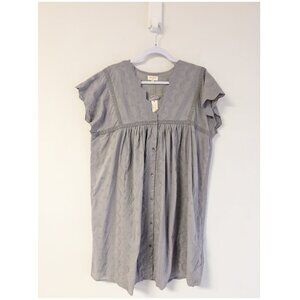 World Market Bohemian button front dress